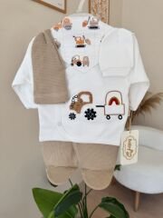 Kahve traktör 5’li set