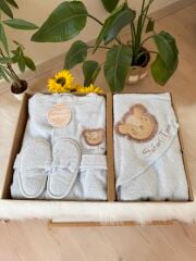 Bebe mavi safari banyo set