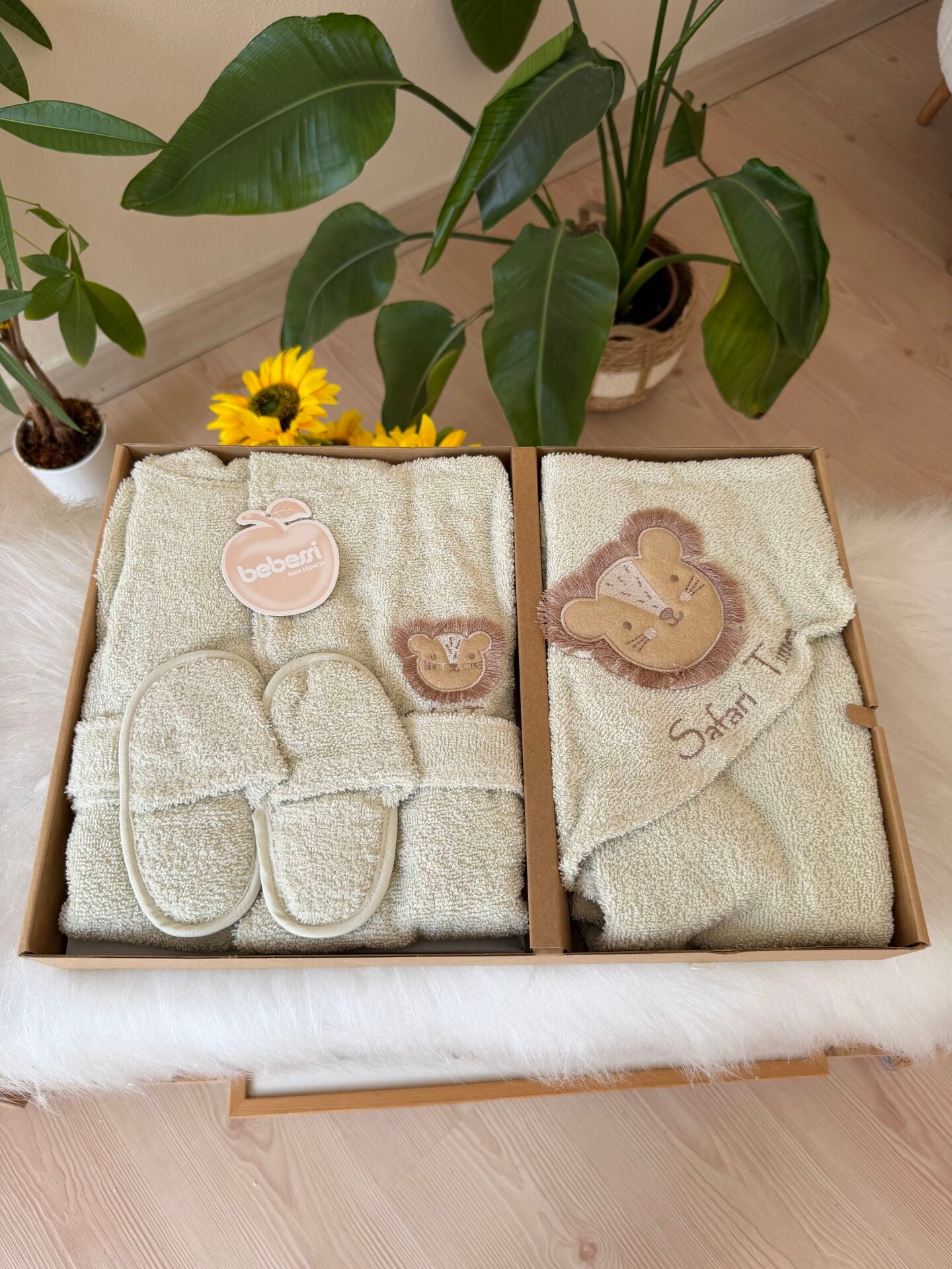 Yeşil Safari banyo set