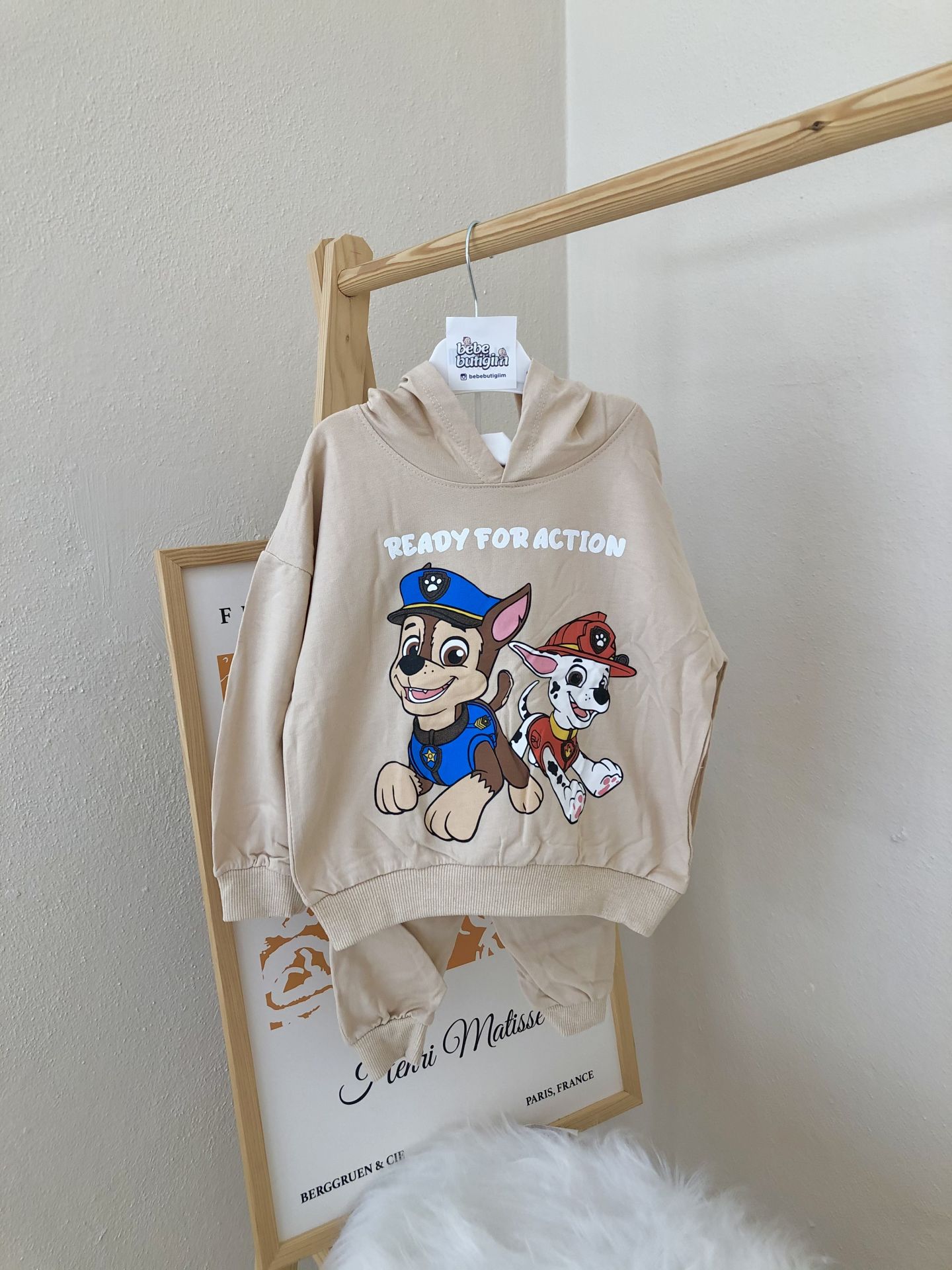 Paw petrol kapüşonlu eşofman takımı