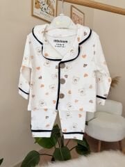 Lüx kalite sevimli ayıcık pijama takımı