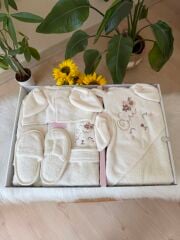Premium tavşan kulaklı banyo set