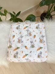 Havuçlu tavşan müslin battaniye