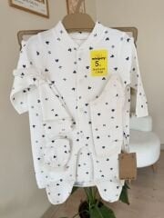 Lacivert mikili tulumlu battaniyeli 5’li set