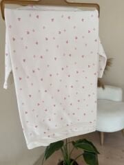Pembe mikili tulumlu battaniyeli 5’li set