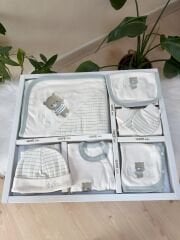 Yeşil ayıcıklı 10 parça hastane çıkış set