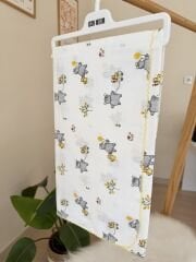 Sarı ayıcıklı müslin battaniye