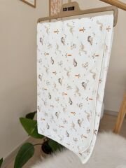 Sevimli hayvanlar çift katlı battaniye