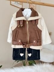 Premium kahve yelekli 4’LÜ takım