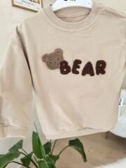 Kahve bear 3’lü yelekli takım