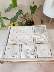 Organik yeşil baby boy 10 parça set