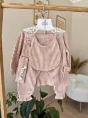 YAKA DANTEL DETAYLI 5’li set