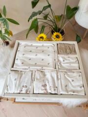Organik kahve baby boy 10 parça set