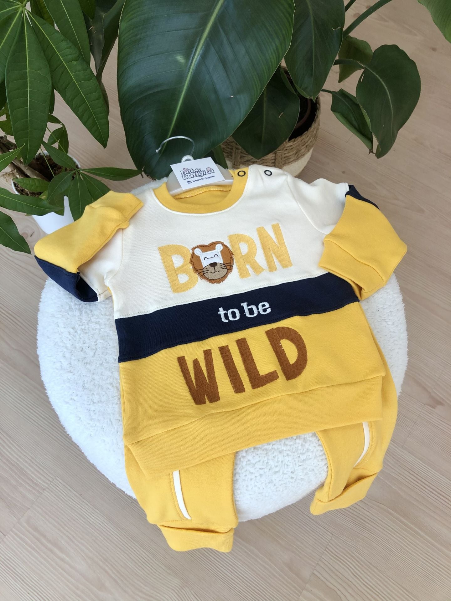 Born nakışlı 2’li takım