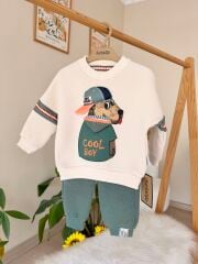 Yeşil cool boy 3 ip eşofman takımı