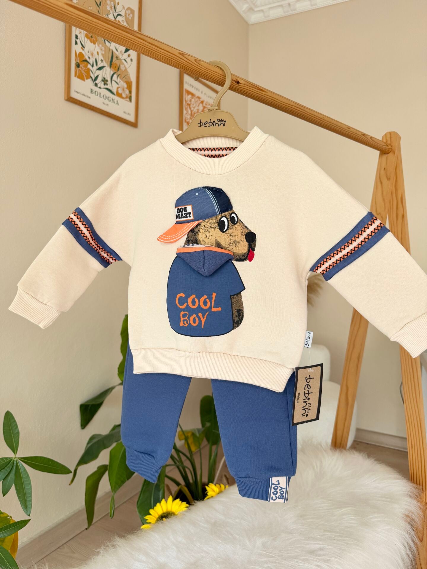 Mavi cool boy 3 ip eşofman takımı