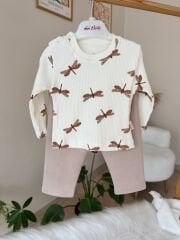 Peluş yelekli 3’lü takım