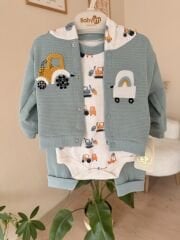 Yeşil traktör 3’lü takım