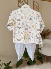 Gri Safari 3’lü pratik takım