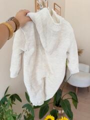 Taş renk Welsoft triko tulum