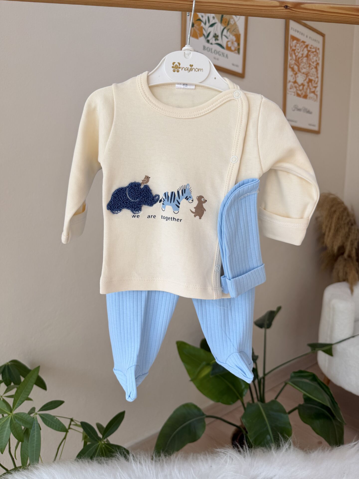 Mavi zoo 3’lü pratik takım