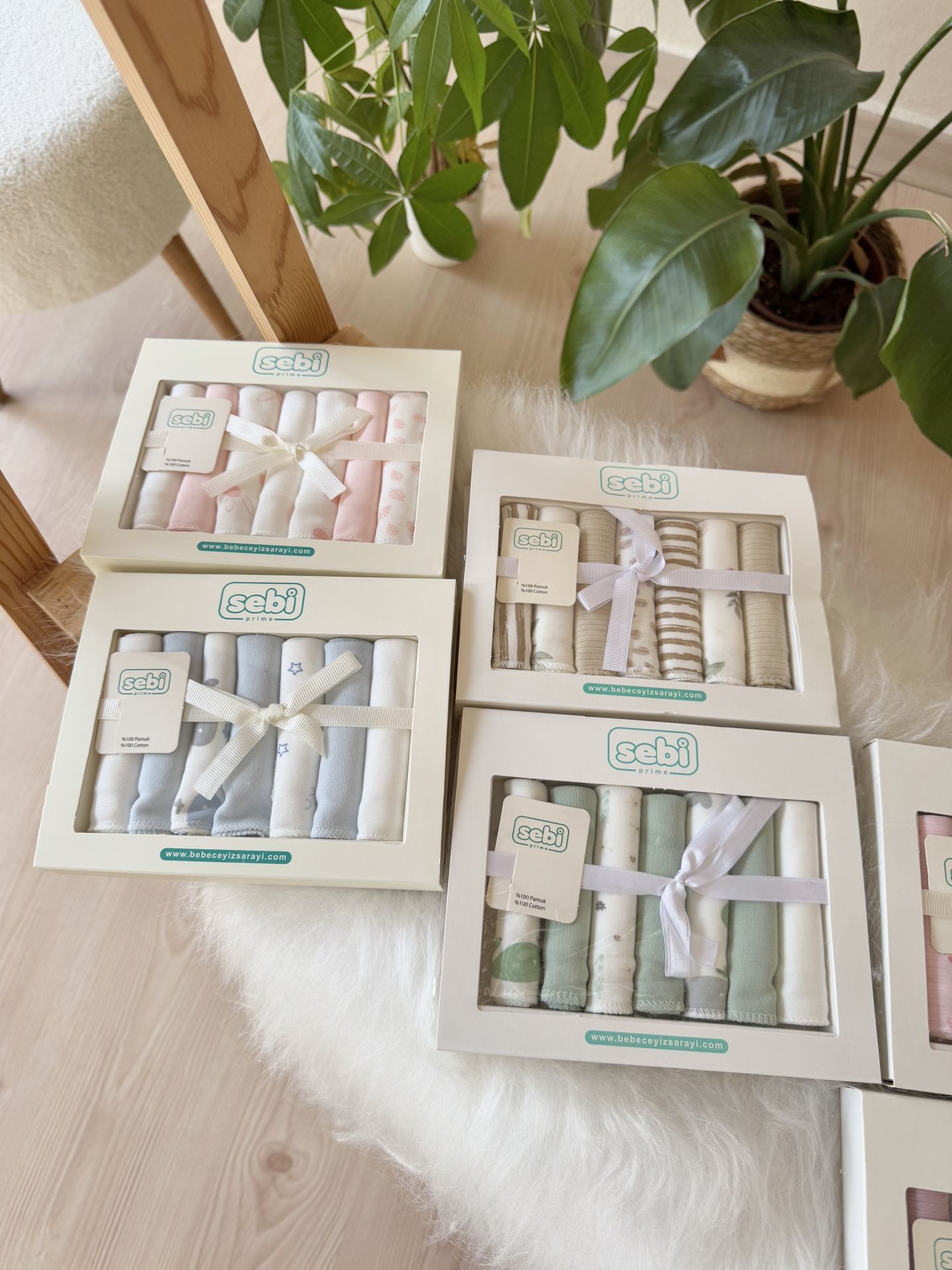 7’li ağız mendil set