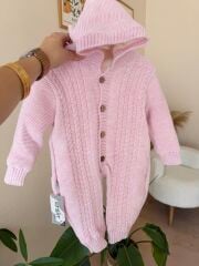 Pembe Welsoft triko tulum