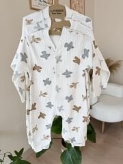 Renkli kuşlar tulum