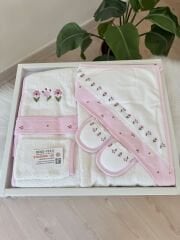 Lale 4 parça banyo set