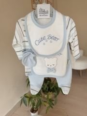 Bebe mavisi cute bear 5’li set
