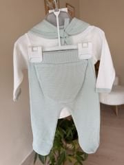 Yeşil waffle cepli 5’li set