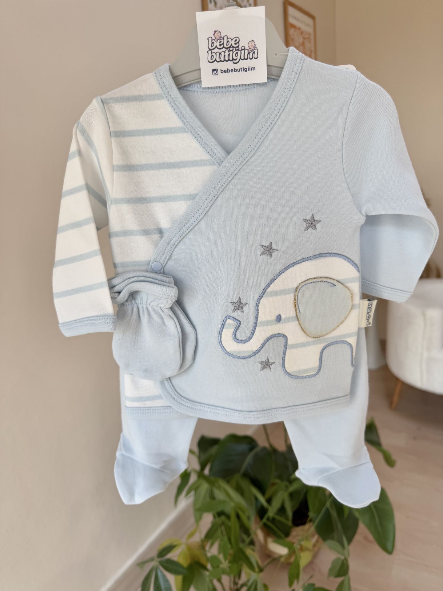 Bebe mavisi filli 5’li set