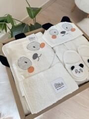 PREMİUM panda 4 parça banyo seti
