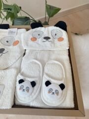 PREMİUM panda 4 parça banyo seti