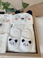 PREMİUM panda 4 parça banyo seti