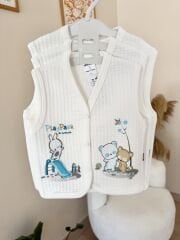 Ayıcıklı kapitone yelek