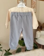 Gri ayıcıklı 2’li takım