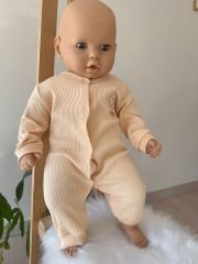 Turuncu papatyalı 3’lü tulum set