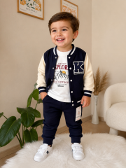 Bomber hırkalı 3’lü takım