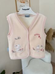 Pudra Welsoft astarlı kadife yelek