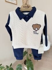 Lacivert ayıcık 2’li takım