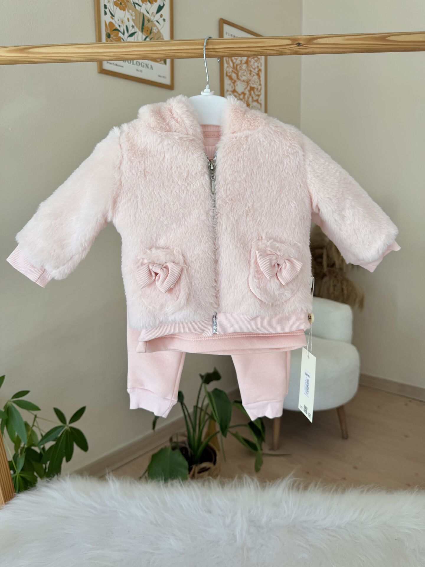 PREMİUM kürklü 3’lü takım