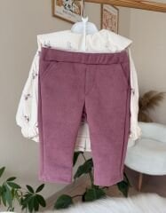 Premium pembe yelekli 3’lü takım