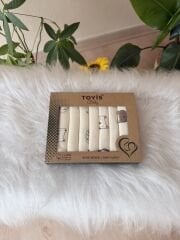 Kahve ayıcıklı 7’li ağız mendili