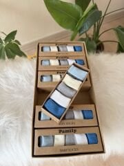 Mavi 5’li çorap set