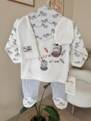 Gri zebralı 5’li set