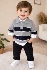 Triko 3’lü gömlekli takım