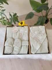 Mint yeşil ayıcıklar banyo set