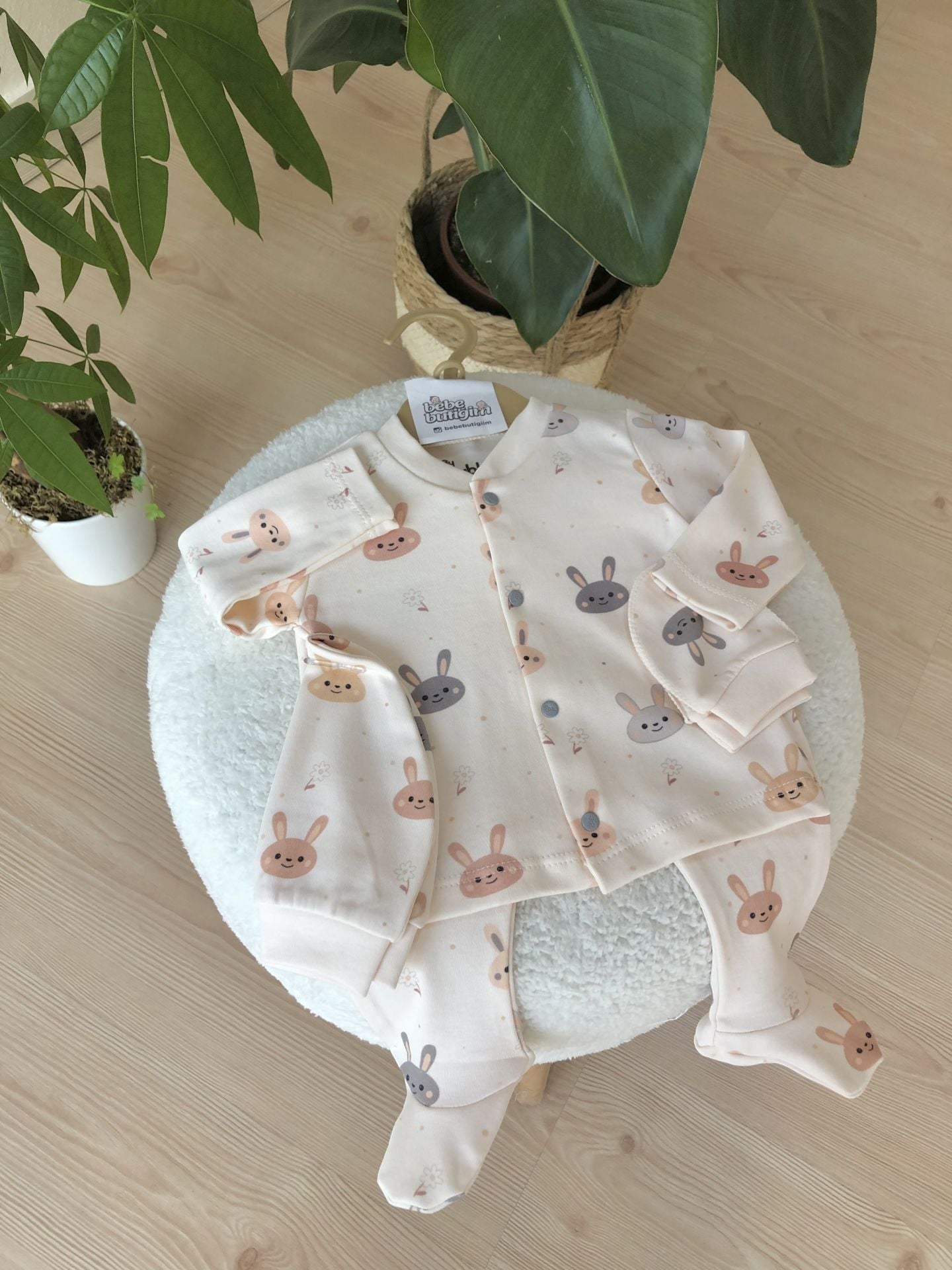 Organik tavşanlı 5’li set