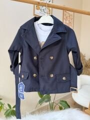 Trençkotlu 3’lü takım